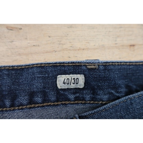 Mens Ariat Legacy M4 Relaxed Bootcut Size 40x30 Cotton Stretch Denim Jeans Blue - Picture 4 of 6